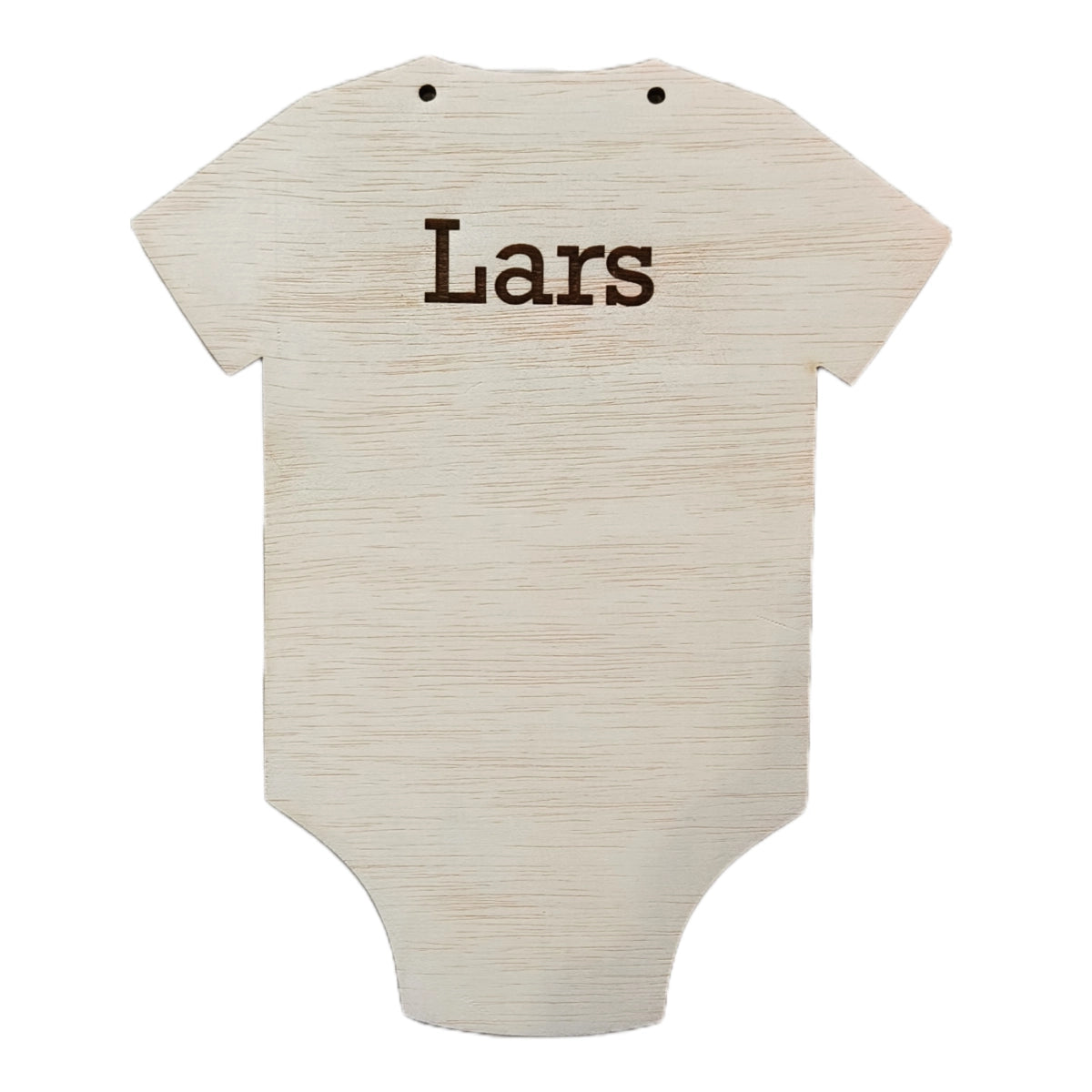 Houten rompertje met naam