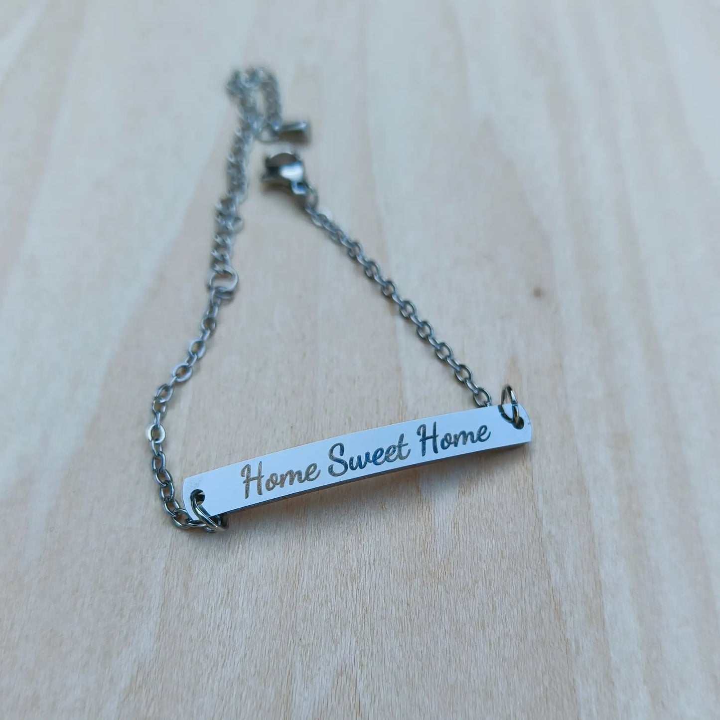 Armband - Silv'r Shine - Stainless Steel | Gepersonaliseerd met naam