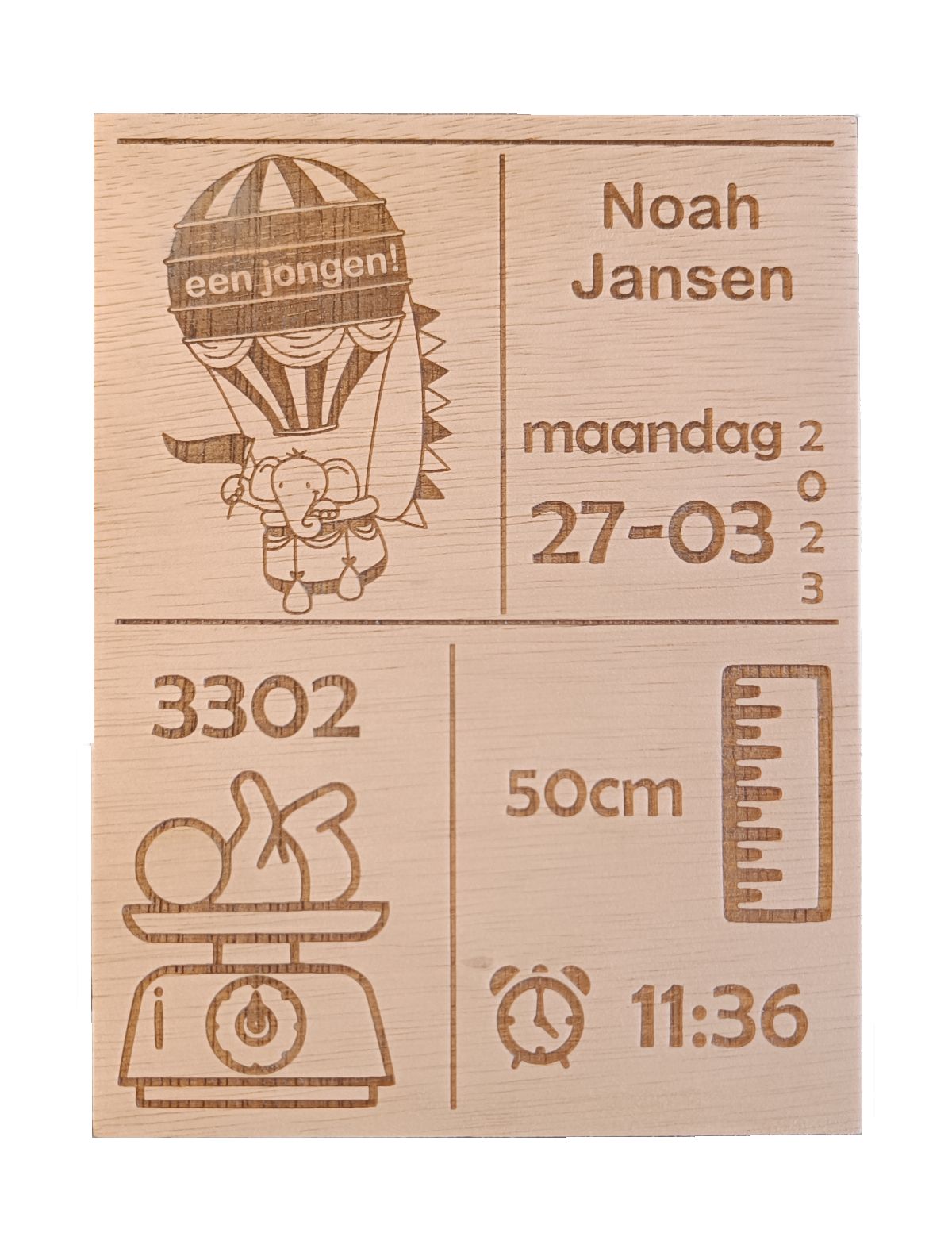 Geboortekaart - Kraamcadeau