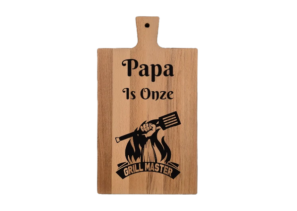 Borrelplank graveren
