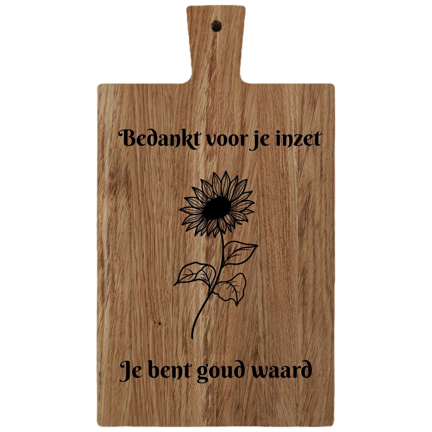 Borrelplank graveren - normaal (36 x 20 x 2,5 cm)