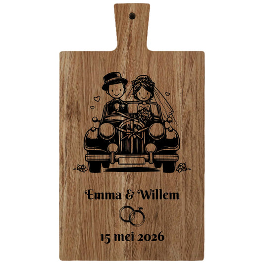 Borrelplank graveren - groot (41 x 24 x 2,5 cm)