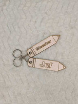 Juf en Meester sleutelhanger