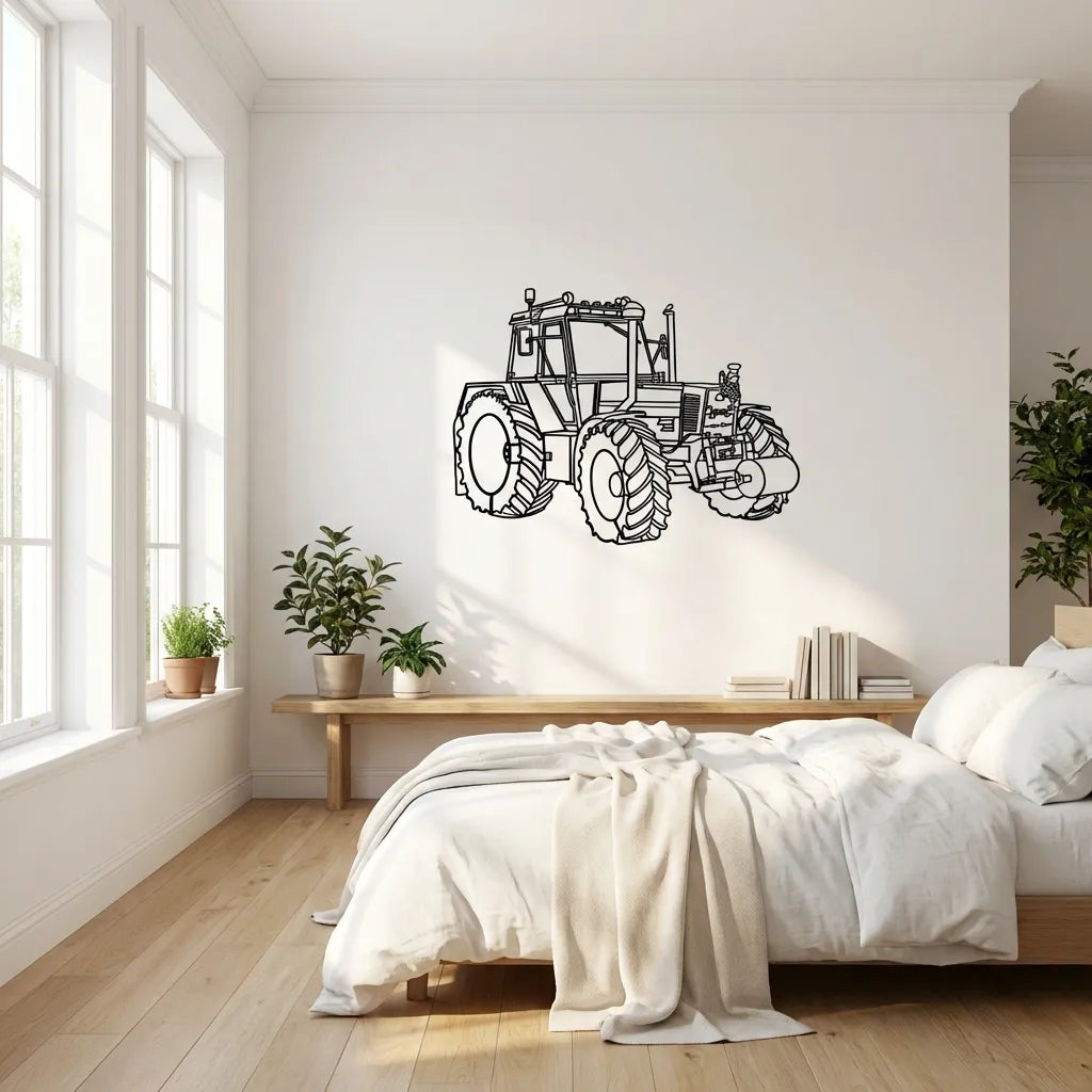 Houten lijntekening van jouw voertuig