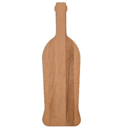 Wijnfles borrelplank graveren - groot (47,5 x 15 x 2cm)