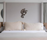 Koolmees houten wanddecoratie