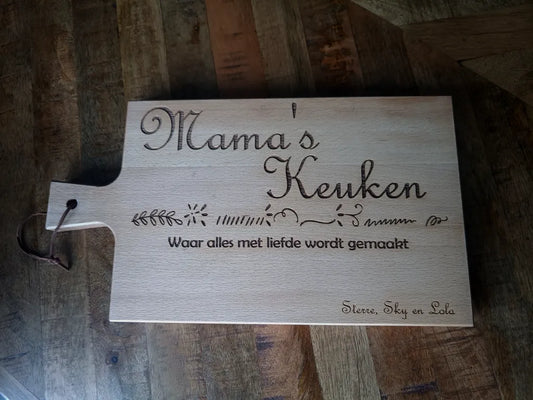 Mama's keuken - borrelplank - moederdag